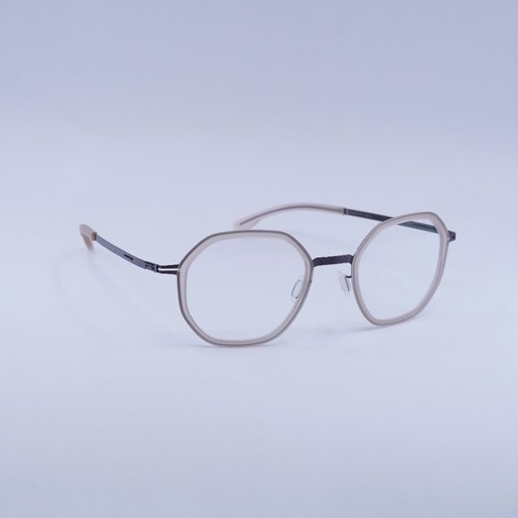 Ic! Berline RAJA D0094H 301 Eyeglasses Aubergine Ice Tea Matte 48mm Round Frame - Picture 1 of 11
